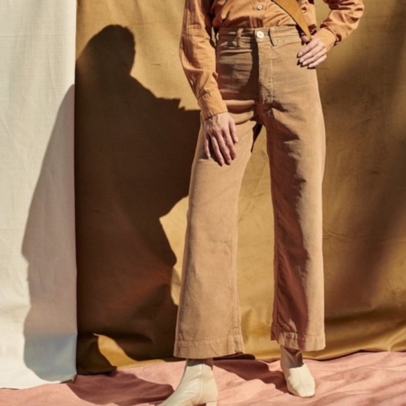 Jesse Kamm Camel Corduroy Sailor Pant (archived) - Size 4 - Picture 3 of 8